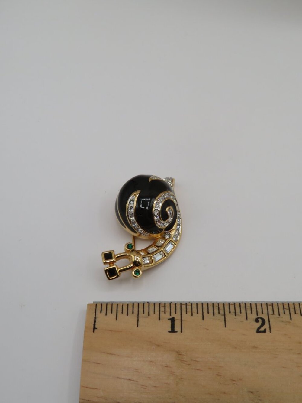 Swarovski Rhinestone Crystals Enamel Brooch - Picture 10 of 10